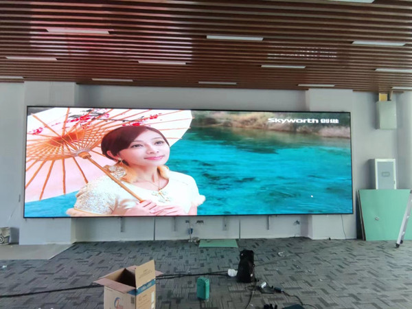 衡南P1.53led小间距屏安装案例